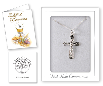 Necklet C69391 Crucifix Communion Sterling Silver