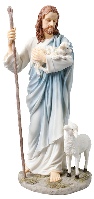 Statue 52742 Good Shepherd Veronese Resin 11"