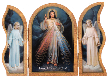 Plaque 56201 Divine Mercy Triptych