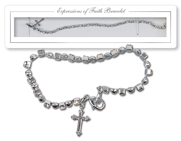 Metal & Glass Bracelet 68610 Communion