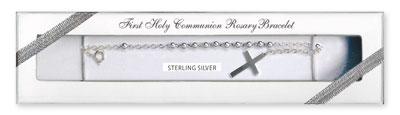 Rosary Bracelet C6380 Sterling Silver