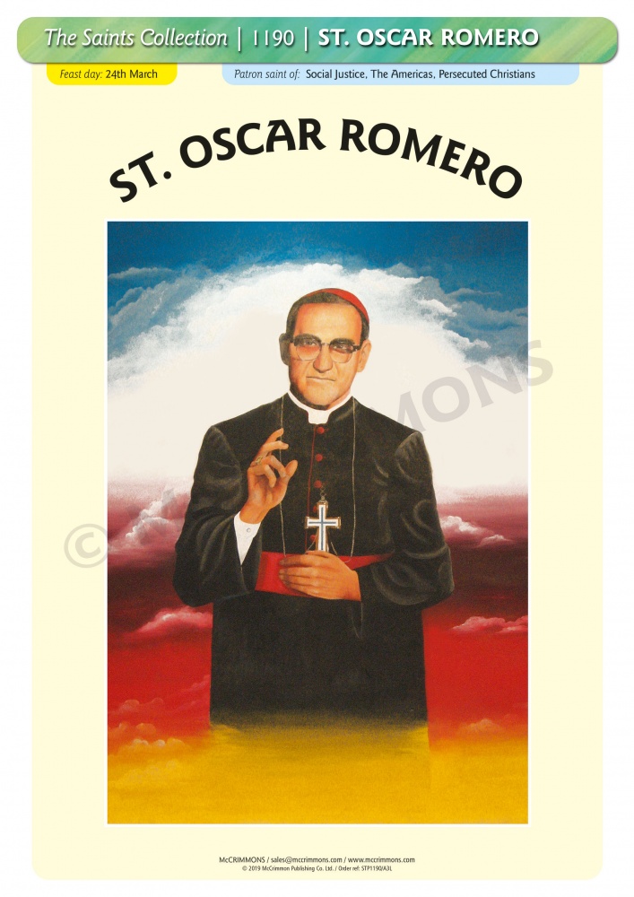 Poster STP1190A3L St Oscar Romero