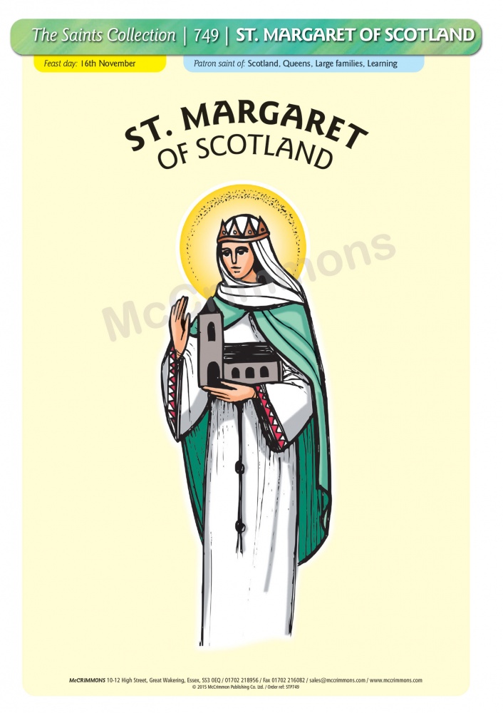 Poster STP749A3L St Margaret of Scotland