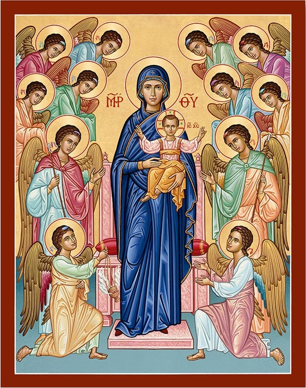 Icon 8/61 Our Lady and the Angels