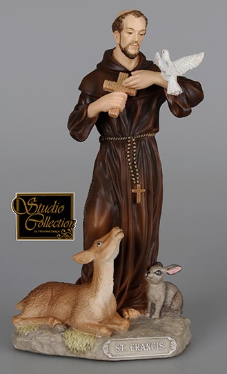 Statue 52633 St Francis Veronese Resin
