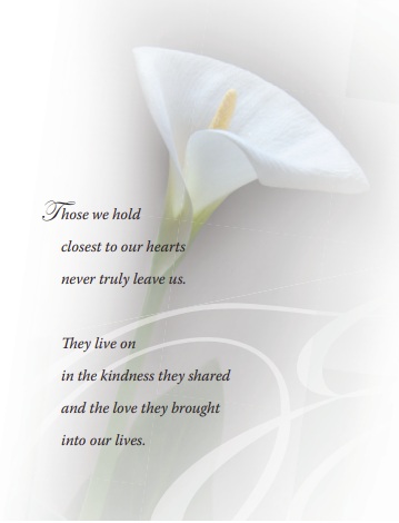 Card 91095 Those We Hold Close Pack of 25