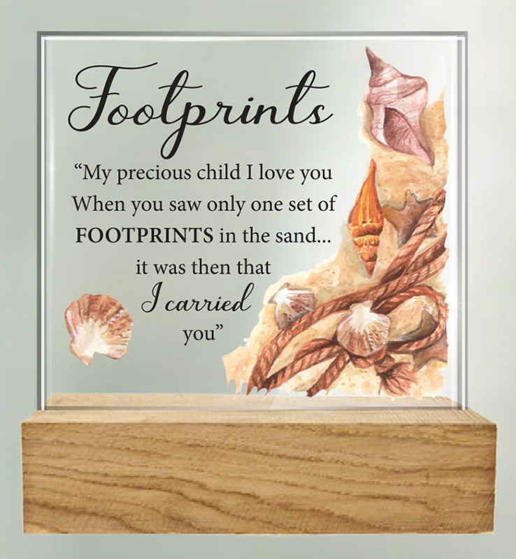 Plaque 32421 Footprints