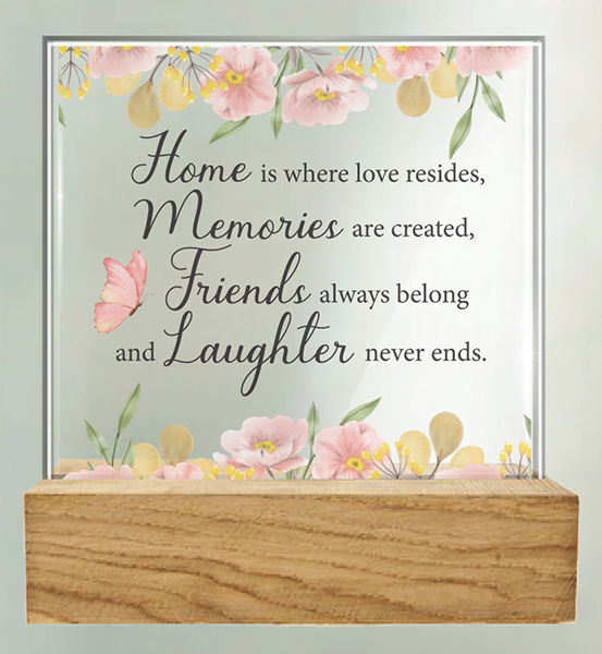 Plaque 32424 Home is Where
