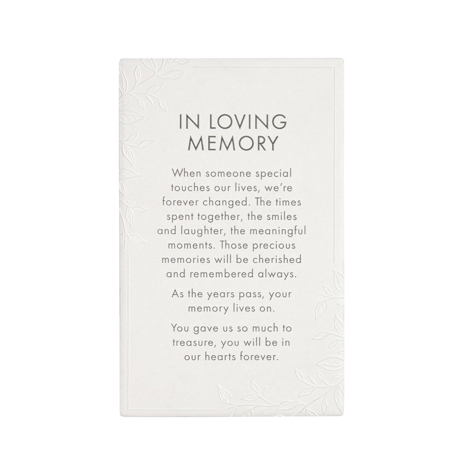 Plaque PCQ106 In Loving Memory