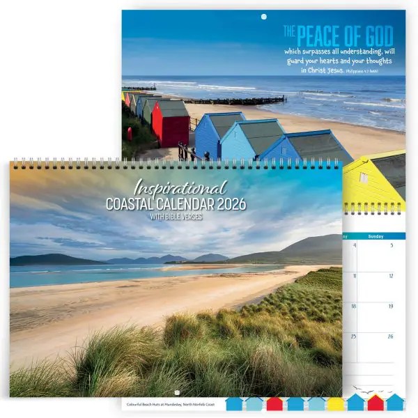 Calendar Inspirational Coastal 2026