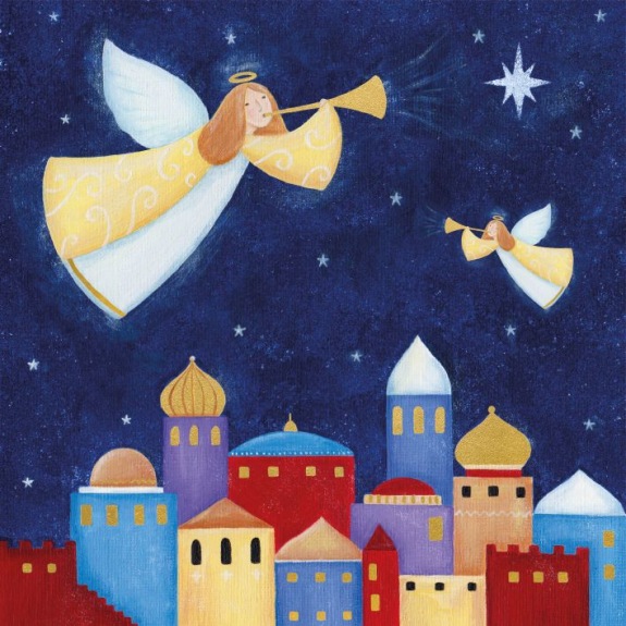 Card Christmas 377735 XPE Angels pack 8