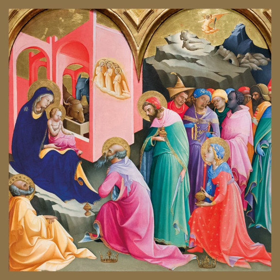 Card Christmas CMHX837 Adoration Magi