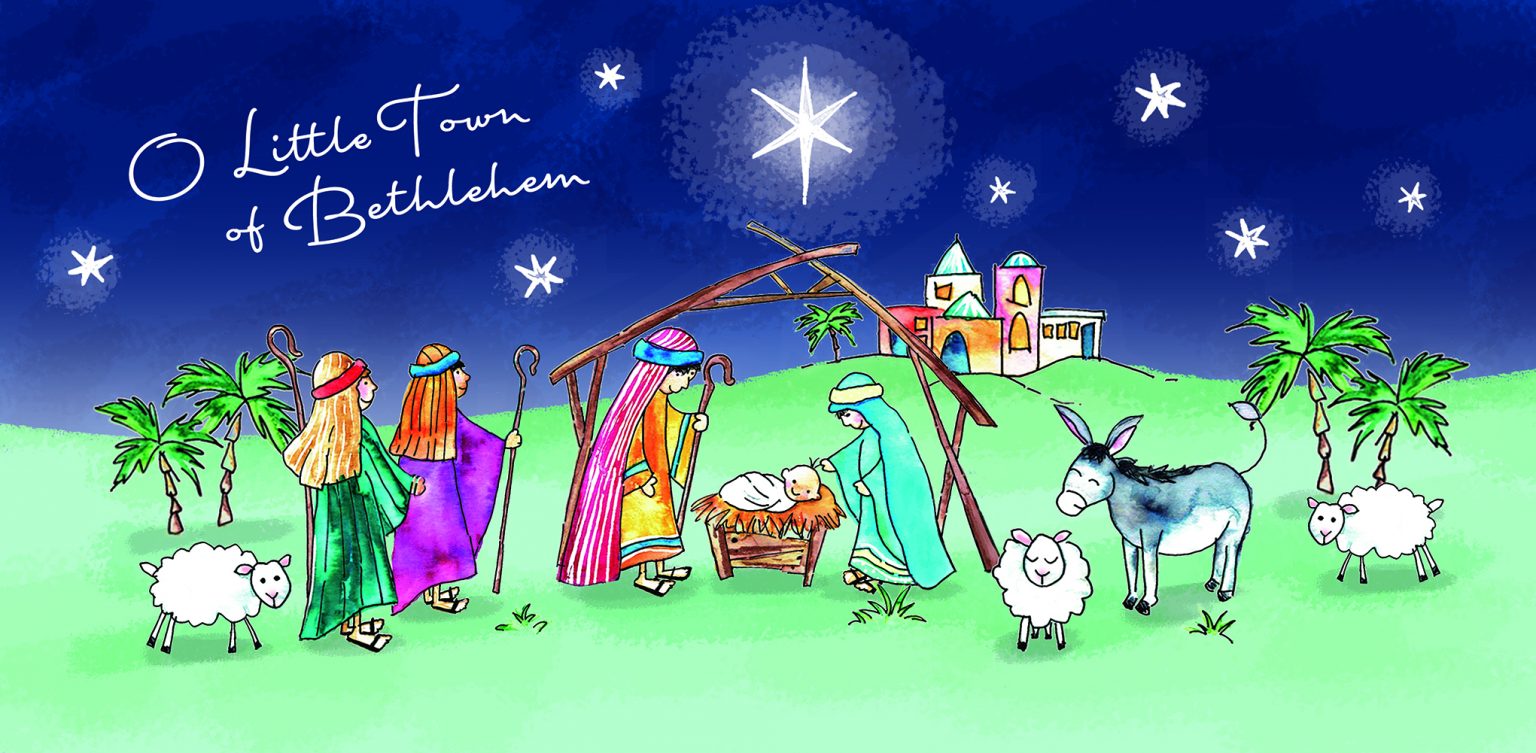 Card Christmas 44929 Little Town of Bethlehem Pack 10
