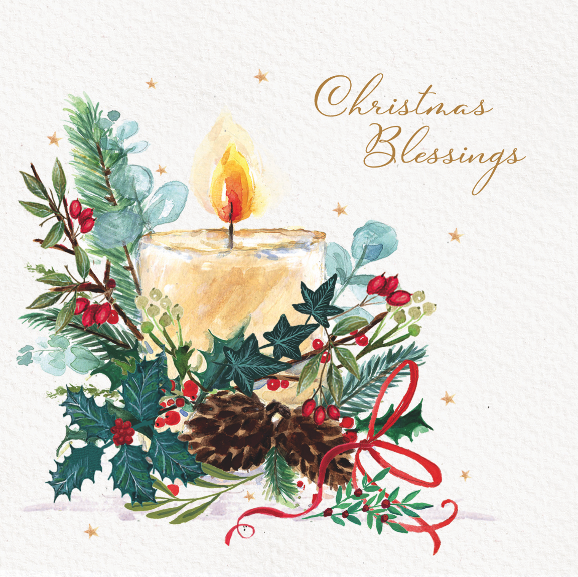 Card Christmas TF249 PD25070 Christmas Blessings Pack 10