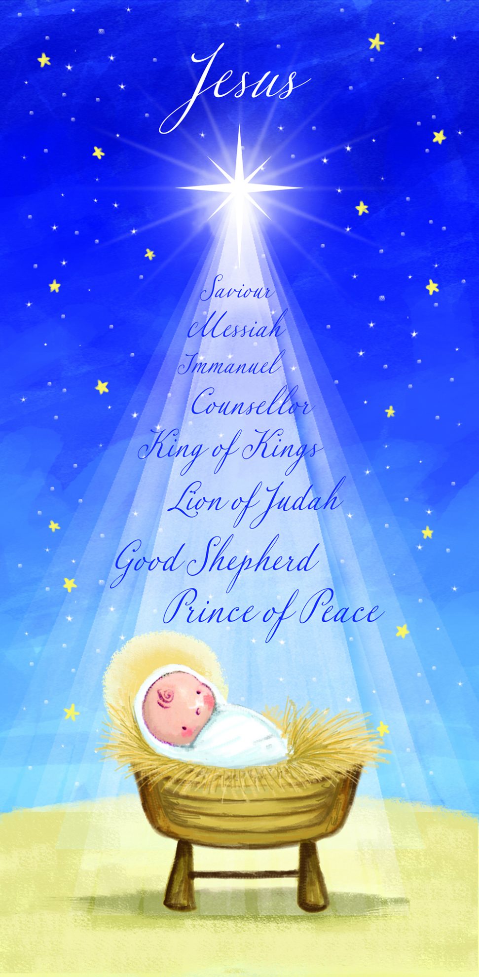 Card Christmas TLM 44926 Baby Jesus
