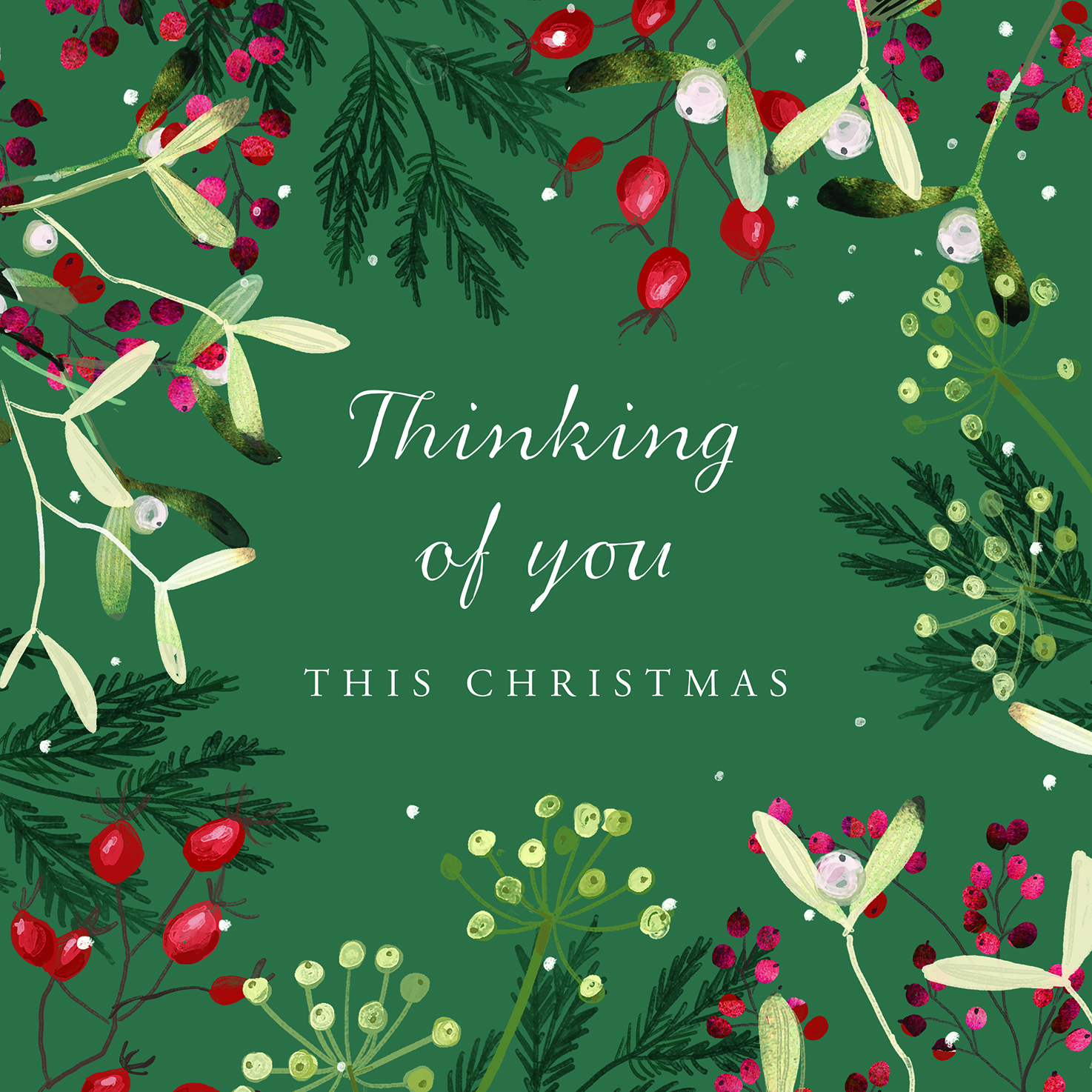 Card Christmas TLM 44925 Christmas Thoughts Pack 10