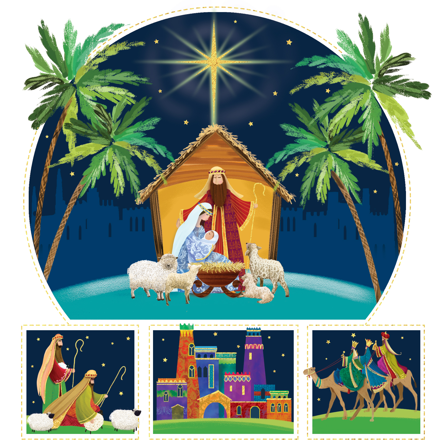 Card TLM 440092 Nativity Story Pack 20 small