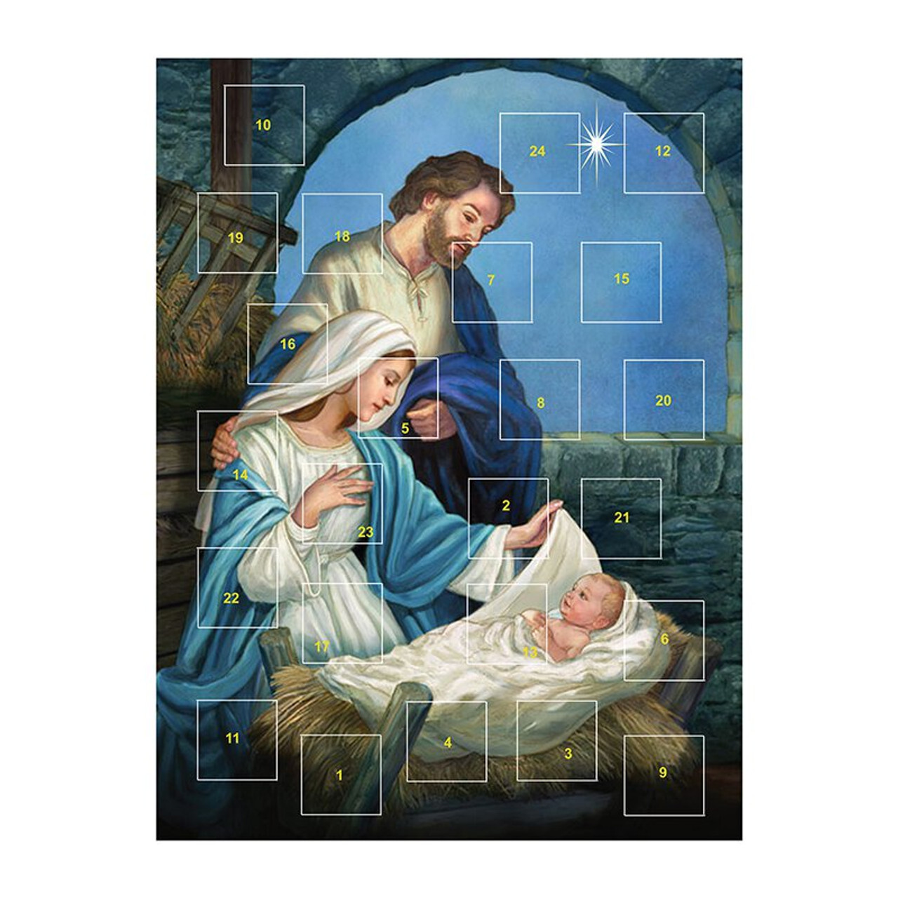 Advent Calendar VC434 Come Let Us Adore Him