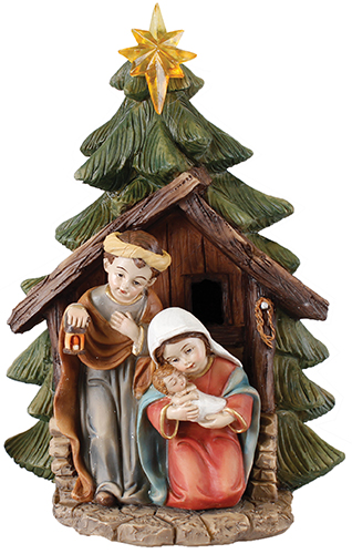 Nativity 89899 Resin Holy Family 8" Resin