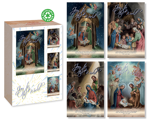 Card Christmas 92799 Joy to the World Box/18