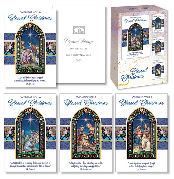 Card Christmas 92810 Blessed Christmas 18/Box