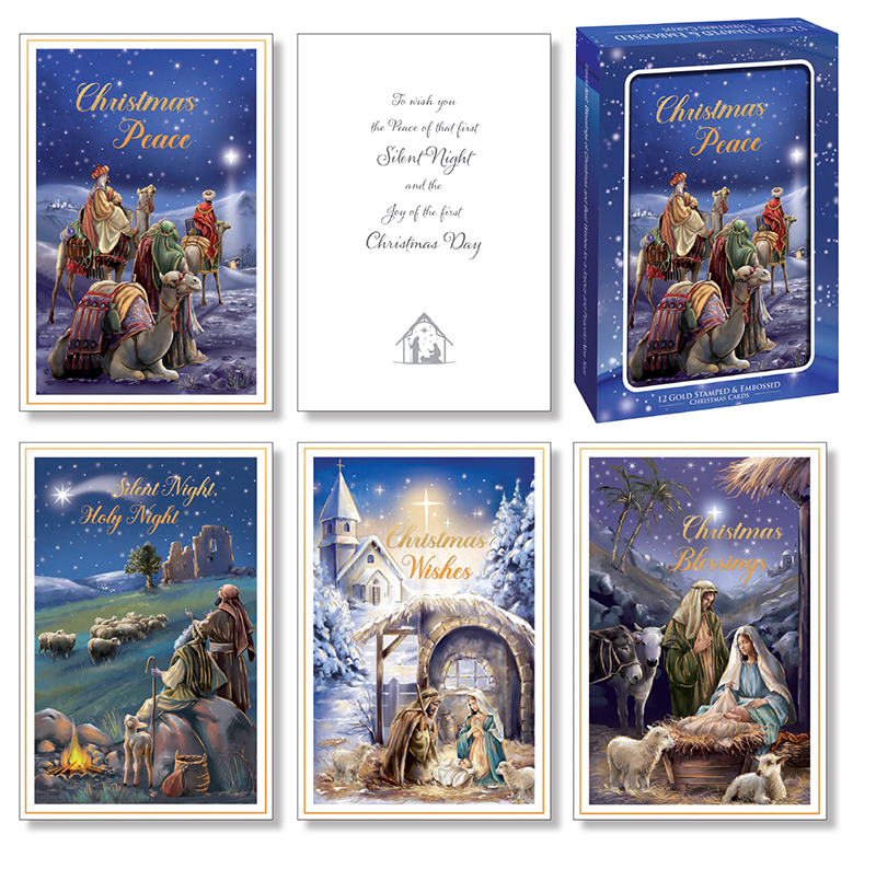 Card Christmas 92829 Christmas Peace 12/Box
