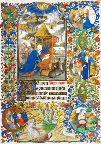 Card Christmas BRIX355 Manuscript Nativity Pack 8