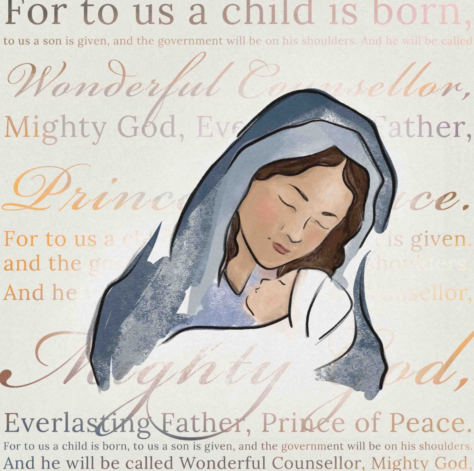 Card Christmas PHGC241 Mary Pack 10
