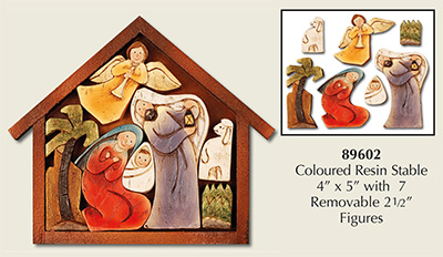 Nativity 89602 Holy Family Resin