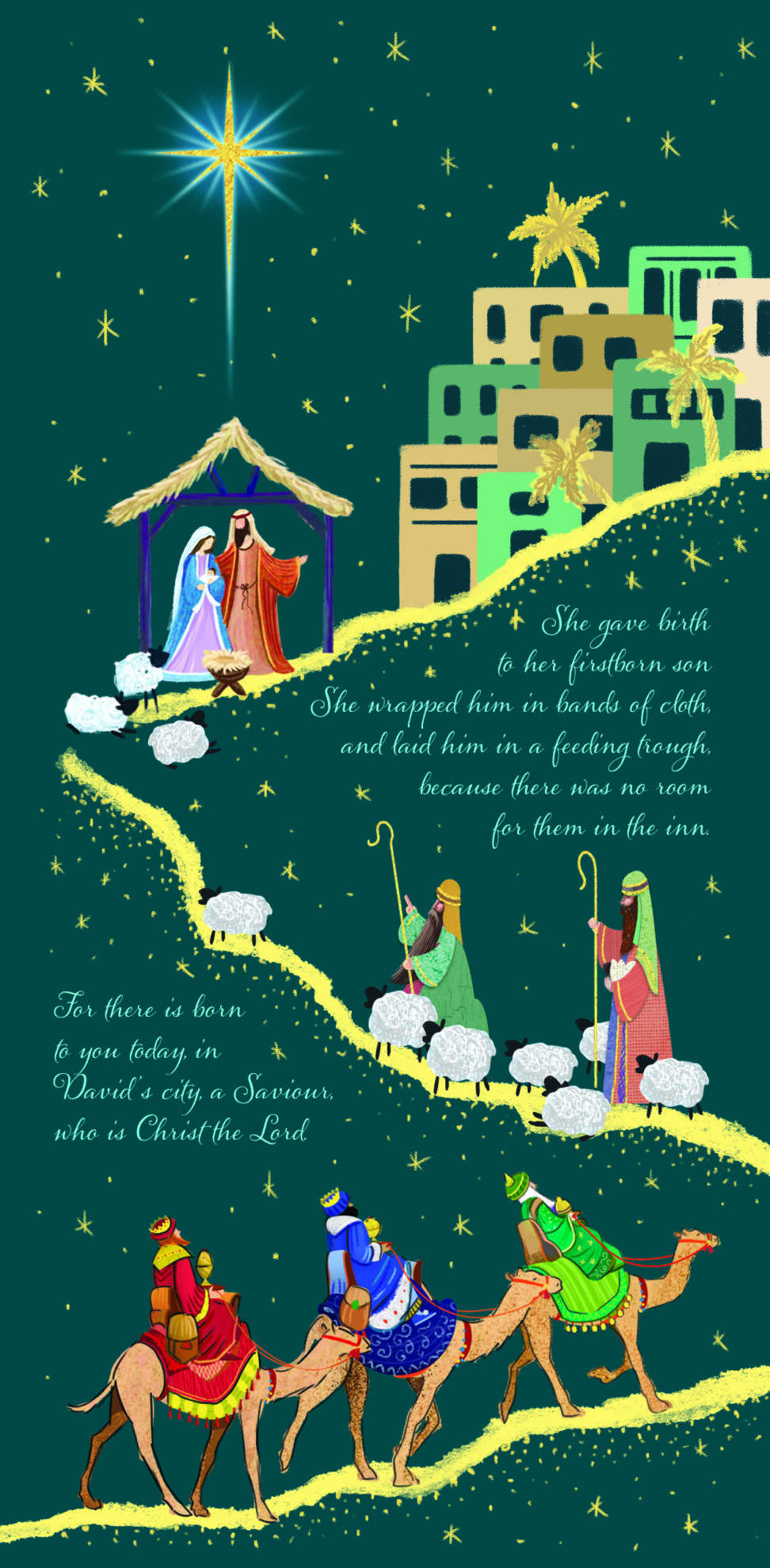 Card Christmas TLM 44500 Saviour Pack 10