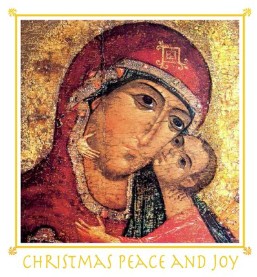 Card Christmas 4 90437 Pk 5 Peace and Joy