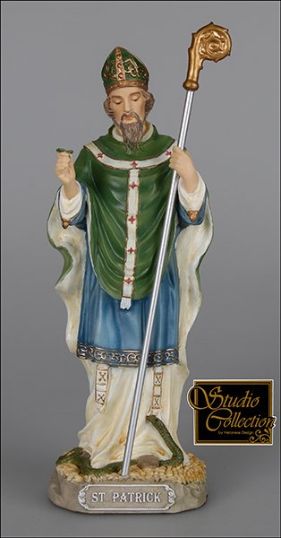 Statue 52626 St Patrick  6" Resin
