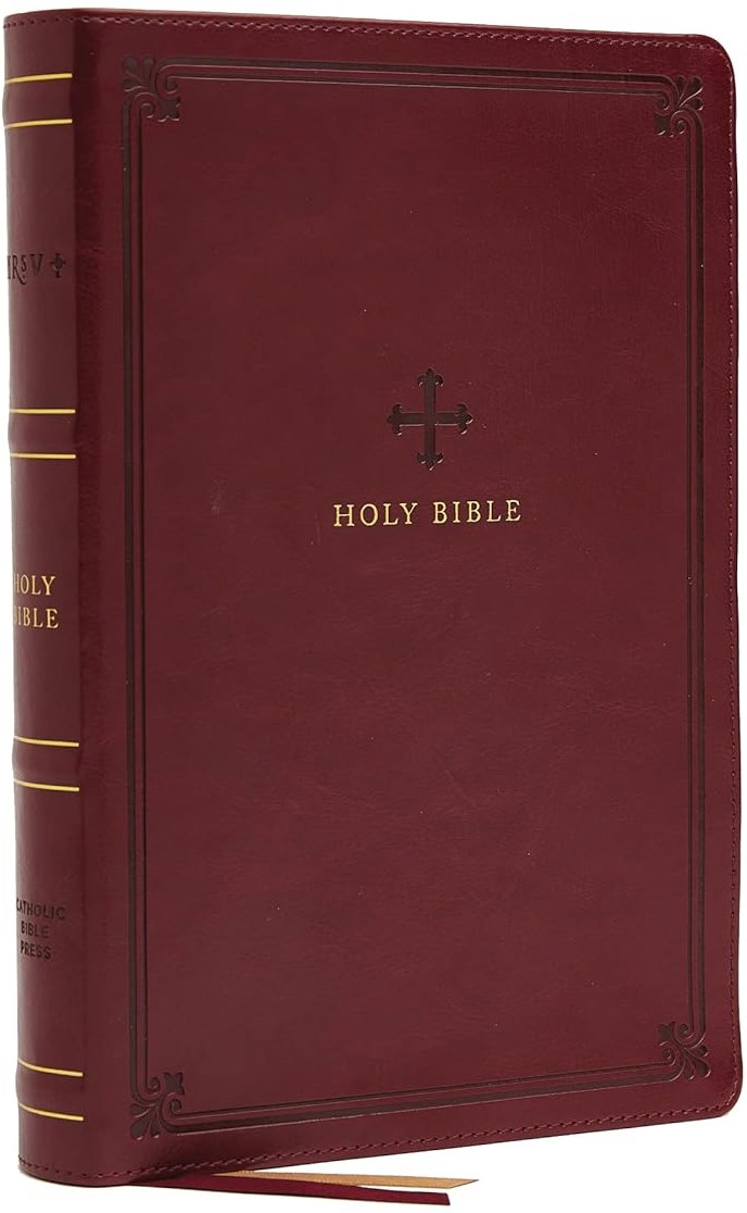 Bible NRSV Catholic Large print Red