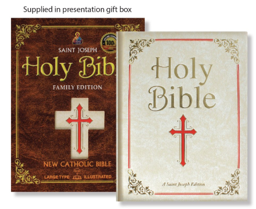 Bible 4498 New Catholic Bible Family Edition Imitation Leather