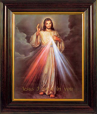 Framed Photo 8333/DM Divine Mercy Large