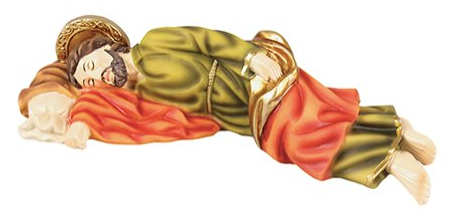 Statue (56928) Sleeping St Joseph 5"