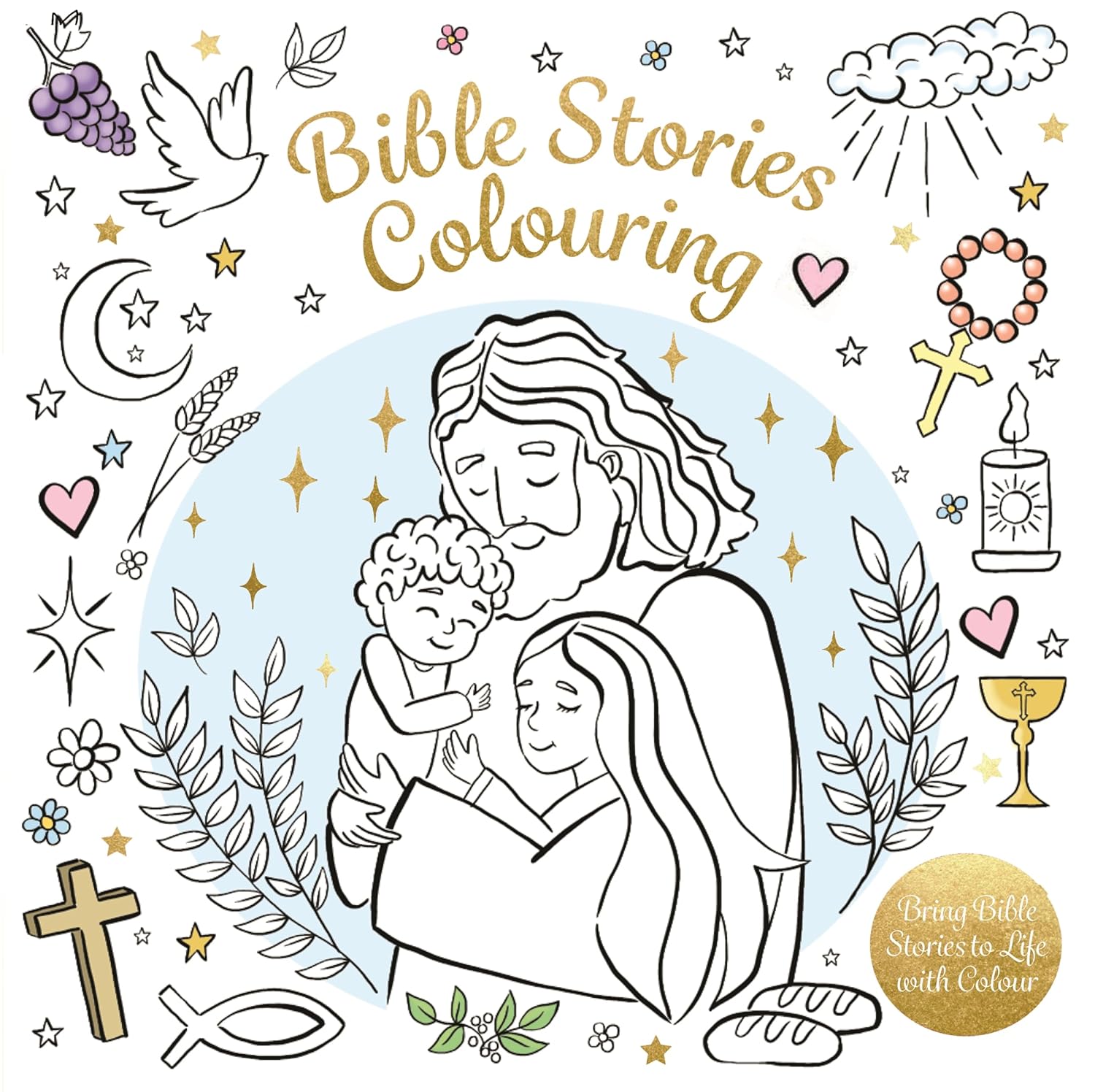 Bible Stories Colouring: Bring Bible Stories To Life With Colour