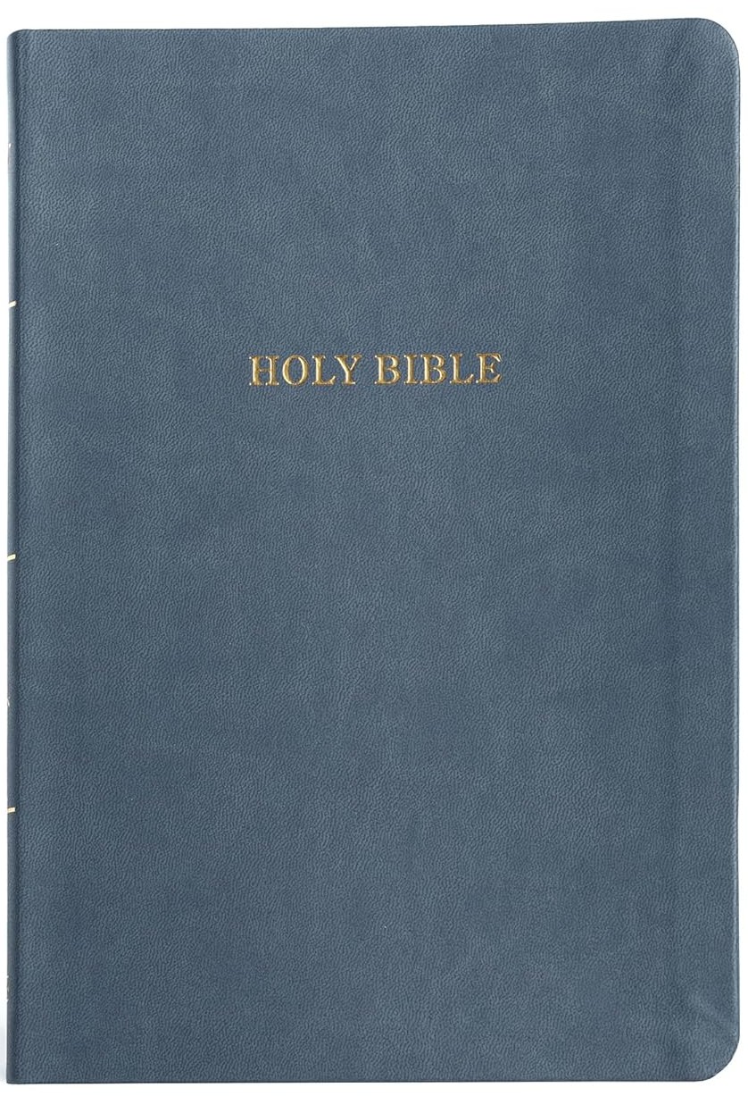 Bible KJV Large Print Thinline, Value Edition, Slate Leather