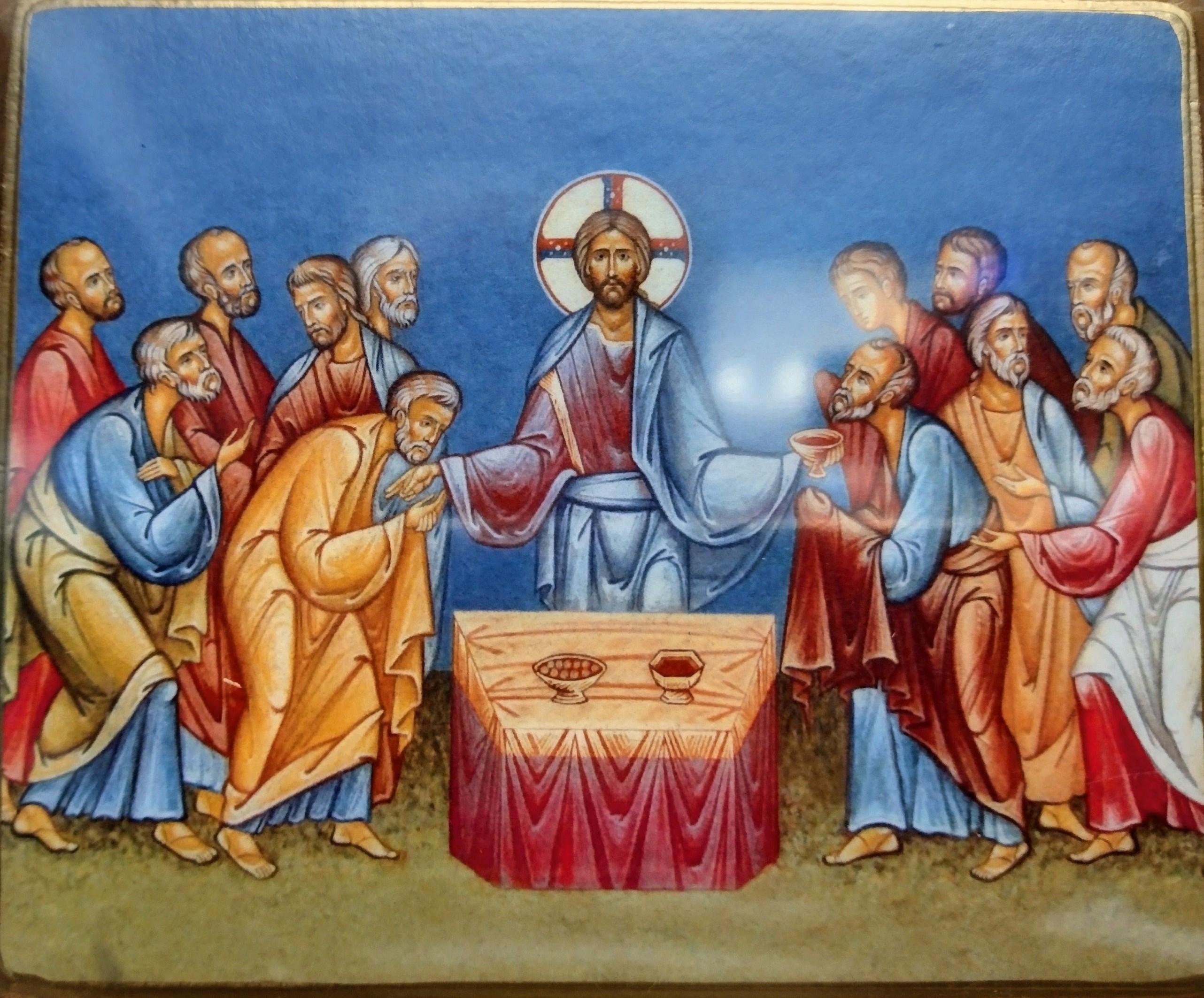 Icon CL4/UC Last Supper 13x15cm Wood