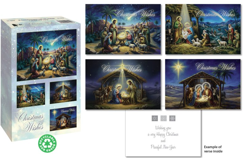 Card 92790 Christmas Wishes 18/Box
