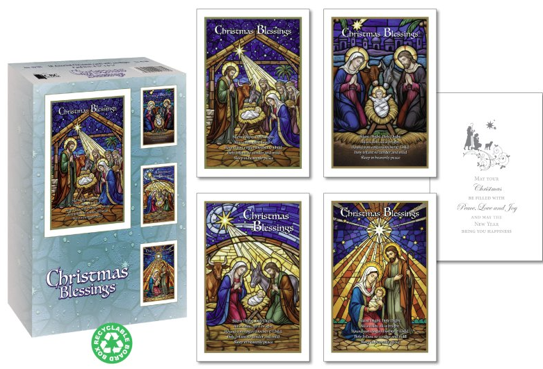 Card 92786 Christmas Blessings 18/Box