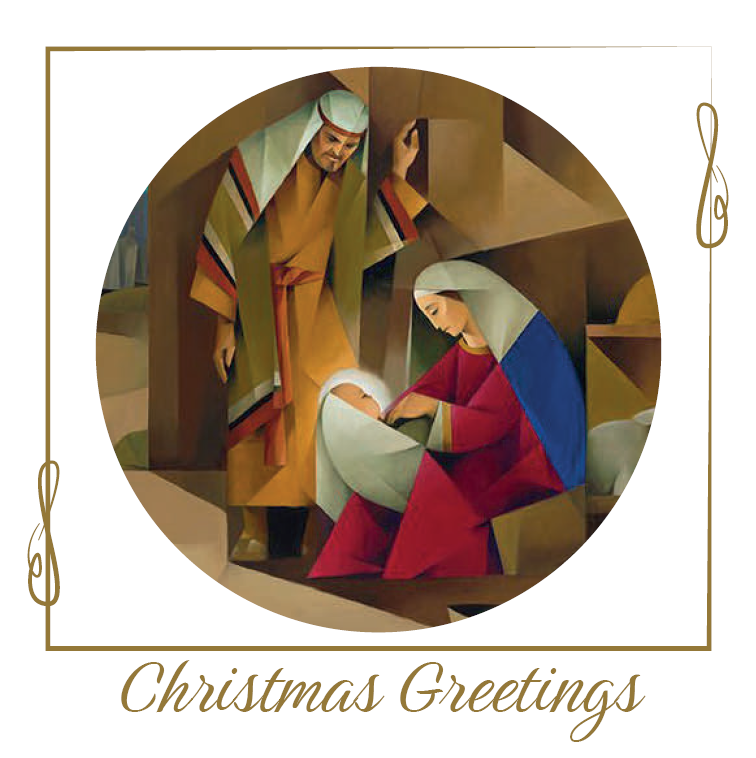 Card Christmas Greetings Pack 5