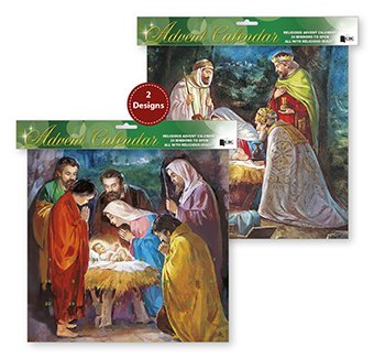 Calendar Advent 95037 with Glitter