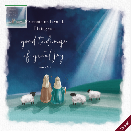 Card Christmas 45516 Good Tidings of Great Joy