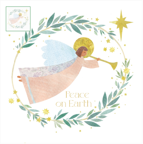 Card Christmas TF269 Peace on Earth