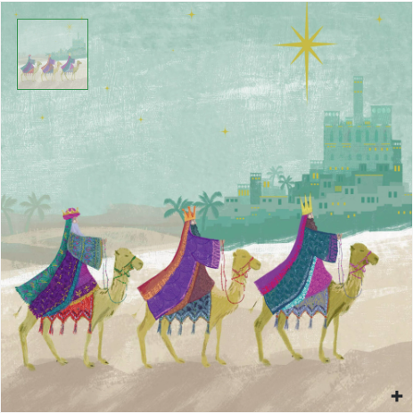 Card Christmas TF216  A Journey Afar