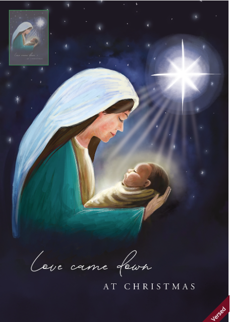 Card Christmas 45520 Love Came Down at Christmas