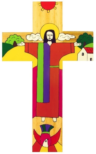 Risen Christ Cross 10cm