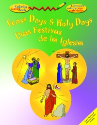 Feast Days & Holy Days - Colouring book